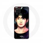 &Uuml;mbris Samsung Galaxy A12 BTS Jungkook Fanart jaoks