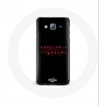 &Uuml;mbris Samsung Galaxy J7 2016 Stranger Things plakatilogo jaoks H&auml;id j&otilde;ule