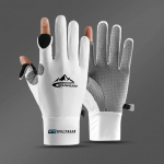 OLIKEI j&auml;&auml;siidist p&auml;ikesekaitsega kalastuskindad meestele, suvised UV-vastased v&auml;listingimustes sportimiseks m&otilde;eldud jalgrattas&otilde;idukindad, libisemisvastased, hingavad, puutetundlikud. L must