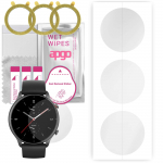 3x apgo Hydrogel Screen Protector for Amazfit GTR 2E, Hydrogel Film, with positioning layer easy installation