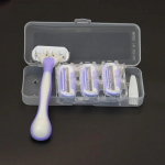 Naiste ohutus pardel Keha raseerimist&ouml;&ouml;riist Kahjutu tera puhas raseerimiskarvade l&otilde;iketera kaenlaaluste puhas habemenuga lilla