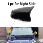 M5 style Rearview Mirror Cover Cap Carbon Fiber / Black for BMW F44 F40 G29 x1 F48 F49 -2023 X2 F39 Toyota Supra -2023 1pc Right Side Black gray