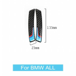 2TK auto rataste kulmude kaitseriba kleebised kaunistustarvikud BMW E46 E90 E39 E92 E91 E34 F30 F10 F20 G30 X6 X5 M4 jaoks For BMW Universal