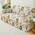 Elutoa elastne diivani kate Prinditud diivani kate L-kujuline diivani m&ouml;&ouml;bli kaitsekate Magamistoa kodukaunistusega diivanikate XLarge(235-300cm)1PC