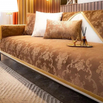 Luksuslik pronksjas diivani kate elutoale K&otilde;ik hinna sees libisemiskindel diivanipadja matt diivanir&auml;tik Sektsioonkuhvani kate Kodusisustus 90x240cm 1pcs