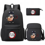 Anime Demon Slayer seljakott Sharingan teismelistele &otilde;pilaste koolikott poiss t&uuml;druk tagasi kooli Uzumaki suure mahutavusega multifilmi kotid