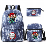 Anime Demon Slayer seljakott Sharingan teismelistele &otilde;pilaste koolikott poiss t&uuml;druk tagasi kooli Uzumaki suure mahutavusega multifilmi kotid