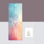 Looduslikust kummist tr&uuml;kitud sametpinnaga joogamatt &otilde;huke libisemisvastane kaasaskantav higi neelav kokkupandav p&otilde;randar&auml;tik Fitnessi pestav p&otilde;randamatt 183cmX68cmX1.5mm