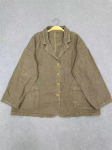Johnature kevadvintage lihtsad jakid, lahtik&auml;iv krae, lihtne vabaaja vabaaja n&ouml;&ouml;ptaskud, naiste mantlid One Size must