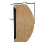 Puidust epilaator kampsun riided pardel Kangariided kampsun ebeme eemaldajad K&auml;sitsi kaasaskantav puidust ebeme trimmer kammhabemenuga