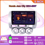 Juhtmeta autoraadio Carplay jaoks Honda Jazz City 2004-2007 Android Multimeedia Videopleier GPS Navigatsioon WIFI 2+32GB 2+32GB