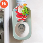 Automaatne joonisfilmi hambapasta dosaator Armsad pigistad Vannitoatarvikud Hambaharjahoidja Vannitoatooted