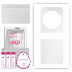 apgo Ultra Clear Protective Skin Sticker for the back compatible with Tecno Phantom V Flip 5G, Wrap Film, Hydrogel Film, Flexible, Soft TPU with posit