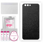 apgo Protective Skin Sticker for the back compatible with Asus Zenfone 4 ZE554KL, Wrap Film, Foil, Vinyl - Pattern Black Honeycomb