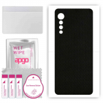 apgo Protective Skin Sticker for the back compatible with LG Velvet 5G, Wrap Film, Foil, Vinyl - Pattern Matrix