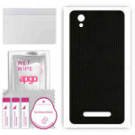 apgo Protective Skin Sticker for the back compatible with ZTE Blade A5 (2019), Wrap Film, Foil, Vinyl - Pattern Matrix