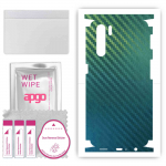 apgo Protective Skin Sticker for the back+sides compatible with Oppo Reno3, Full Wrap Film, Foil, Vinyl - Pattern Carbon Chameleon CAKA1