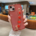 Luksuslik katmine Mood Armastuse S&uuml;dame K&auml;ev&otilde;ru Kett S&auml;delev Telefoni&uuml;mbris iPhone 14 13 12 11 Pro X XR Xs Max SE2 3 7 8 Plus jaoks For iPhone SE2 2020