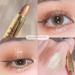 Lazy Natural Highlighter Eyeshadow Pen Sleeper Silkworm Contouring Pen Double Head Eyeshadow Stick Waterproof and Permanent makeup for women