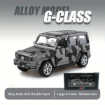 1/36 BENZ G-GLASS, Jeep sulamist tagasit&otilde;mmatav maastikuauto mudel, suure simulatsiooniga maasturi automudeli kaunistused, 2 avatud uksega originaalpakendi m&auml;nguasi 1/36-Size:12*5*4.5cm