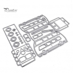 Bussi&otilde;hupallid, metallist l&otilde;ikamine, DIY v&auml;ljal&otilde;igete album, paberkaardid, fotode &scaron;abloonvorm