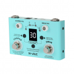M-VAVE LOST TEMPO efektipedaali trumm ja silmusefektor Mini 2-in-1 looper & trummimasin, topeltjalgl&uuml;liti silmuspedaal, silmuspedaal, kitarripedaal With speed adjustment