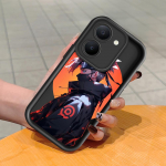 Pehme silikoonist ruudukujulise redeli mustriga telefoni&uuml;mbris, t&auml;ielikult kattev, kaamera p&otilde;rutuskindel kaitse, kummist &uuml;mbris Vivole Vivo X80 Lite pruun