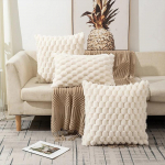 1 tk &uuml;lipehme kunstkarusnaha pl&uuml;&uuml;s beež padjakate kohev imitatsioon kilpkonnakarbi kandiline sametpadjap&uuml;&uuml;r Padjap&uuml;&uuml;r diivan diivanvoodi jaoks 30*50cm(pillowcase) beež