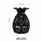 Keraamiline kokteiliklaas must kaheksajalg TIKI kruus rannapeo joogitass veiniklaasi lahe kolju ananassi smuutimahla konteiner Octopus Tiki Mug 450ml