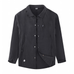 Kardigan kraega &uuml;herealine s&auml;rk veekindel v&auml;listingimustes &uuml;hev&auml;rviline p&auml;ikesekaitse pikkade varrukatega meeste s&auml;rk 8XL