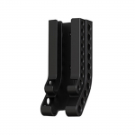 Seinale paigaldatav akuhoidik Vertikaalne korraldaja&uuml;mbris Mugav hoiukonteiner &AA-kombopatareide hoidiku jaoks valge