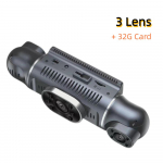 4-kanaliline armatuurkaameras&uuml;steem &ndash; neli 1080P HD-kaamerat koos WiFi, GPS-i, &uuml;liselge &ouml;&ouml;n&auml;gemise, silmussalvestuse ja G-sensoriga autodele, veoautodele 3 Lens + 32G Card