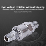 2tk pneumaatiline liitmik C-t&uuml;&uuml;pi k&otilde;rgsurve&uuml;hendus 8 mm voolik varrega &otilde;huvoolik kiirkompressori pistik &otilde;hukompressori jaoks 2pcs