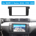 Double 2 Din Radio Fascia Fit BMW 3. seeria E46 1998-2006 stereopaneeli raam
