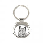 Belgian Shepherd Dog, Belgian Sheepdog - keychain with a dog, keychain with a print, personalized pendant from the Art-Dog brand