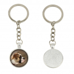 American Bulldog, Old Country Bulldog - keychain in a box, own photo, keychain pendant from Art-Dog brand