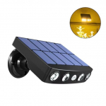 LED p&auml;ikeseenergia seinavalgusti Sisehoovi aed IP65 veekindel valgustus Simuleeritud seire kohtvalgustid inimkeha tuvastavad t&auml;navavalgustid 1PC-warm light