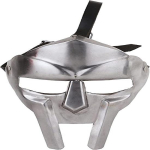 Rooma gladiaatori mask Hull kurikael Viiking H&otilde;bedane terasest soomuskoopia Keskaeg gray