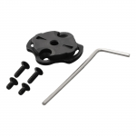 Plastikust terasest kronsteini adapter 20g Adapter Bike Black