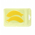 1 paar silikoonist korduvkasutatavaid ripsmepadjakesi Stripe Lash Lift ripsmepikendused h&uuml;drogeelplaastrid silmaaluste all Geel Plaaster Silmade meigivahendid