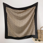 90CM Neli Aastaaega Ruudukujuline Suur Ruudukujuline Sall Luksuslik Dekoratiivne S&auml;rk Professionaalne Peapael Juuksepael P&auml;ikesekaitse Peapael 90*90cm