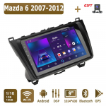 Android Carplay Auto Raadio Mazda 6 2007-2012 jaoks Multimeediam&auml;ngija Peaseade Stereo GPS Navigatsioon BT WIFI 2+32GB 2+32GB