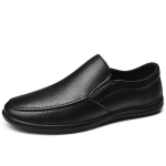 Meeste vabaajajalatsid Luksuslik Nahast Meeste Loaferid Mokassiinid Hingavad Slip-on S&otilde;idujalatsid Minimalistlikud Jalatsid Meestele Mugavad Pehmed 38