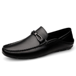 Moodsad meeste k&auml;sitsi valmistatud vabaaja slip-on kingad Ehtne nahk Meeste mokassiinid V&auml;litingimustes kasutatavad mokassiinid Mugavad hingavad meeste s&otilde;idujalatsid 45 black