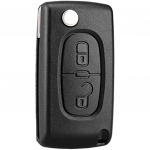 2 nupuga v&otilde;tmekestaga &uuml;hilduv Ce0523 kokkupandav klappv&otilde;ti Peugeot 207 307 308 407 408 3008 5008 Citroen C2 C3 C4 C5 C6 C8 jaoks (2 nuppu Ce0523) 6x3x2cm
