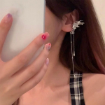 Fairy Butterfly Tutt k&otilde;rvaklambrid Ingli k&otilde;rva luust k&otilde;rvamansett naistele Rippuvad augustamata k&otilde;rvar&otilde;ngad Mood Peened ehted Naistele Y2K stiilis kingitused 1pc Left