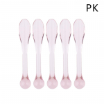 5 tk Plastikust kosmeetilised spaatlid Scoop silma&uuml;mbruskreem aplikaator kortsudevastane silmamassaažipulgad Mask lusikas nahahooldusvahendid roosa