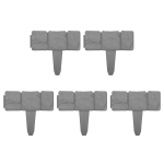 5/10/20 tk Plastikust aia &auml;&auml;rekivist v&auml;limus Dekoratiivne lillepeenra tara muruvaiade aia haljastamiseks 5PCS