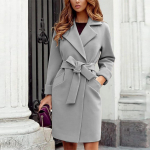 Naiste villane mood, kitsas v&ouml;&ouml;ga rev&auml;&auml;r Villane taskuga flanell jakk mantlid S must