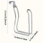 1 tk metallist multifunktsionaalne rippuv riiul, majapidamises kasutatava vannitoa paberirull, paberr&auml;tikuriiul, tualettrauda perforeeritud tualettkast, tualettpaberi riiul 1pc